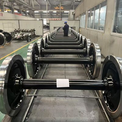 1000 mm Σιδηροδρομικό σύνολο τροχών για βαγόνες 22.9T