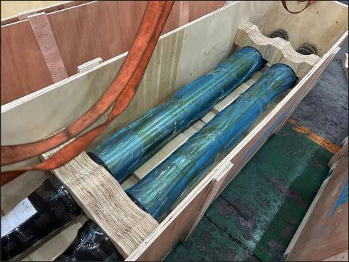 IRS R-16/95 Σιδηροδρομικός άξονας διάμετρος 840 mm Ημιτελής άξονας για σιδηροδρομικά βαγόνια